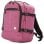 Mochila de viagem Benzi Bz5771, 24L, 40×30×20 cm, compatível com as malas Vueling e Volotea, compacta, leve e resistente, com pega para bagagem, cor-de-rosa.
