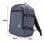 Mochila de viagem Benzi Bz5771, 24L, 40×30×20 cm, compatível com as malas Vueling e Volotea, compacta, leve e resistente, com pega para bagagem, azul escuro.