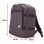 Mochila de viagem Benzi Bz5771, 24L, 40×30×20 cm, compatível com Vueling e Volotea, compacta, leve e resistente, com pega para bagagem, preta.