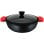 Casserole basse Briebe en titane noir, compatible induction, revêtement antiadhésif en titane, 32 cm, aluminium