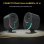 Forgeon Aether Altavoces 2.0 Gaming RGB 30W con Bluetooth Negros