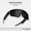 Owlotech Vision Sport AI Gafas Deportivas 32MP Llamadas, Música, Captura Imágenes y Vídeo, Traducción Negro