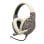 Auriculares Hama SoundZ 333 com fio USB Gaming com microfone e controlo no cabo Bege/Marron