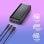 Power bank NGS Quiz 20 20000mAh 22.5W PD QC3.0 Display LED Nero