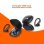 Auricolari PcCom Essential Energy Boost Wireless Bluetooth 6.0 Sportivi Nero