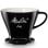 Portafiltros Melitta 1x4 Porcelana Negro 6 Tazas Dos Salidas Fácil Limpieza