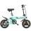 Bicicletta elettrica Eskute F100 14 pollici 250 W batteria 36 V pieghevole blu