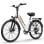 Bicicletta elettrica URLIFE E26 Motore 250W Batteria 36V 13Ah Freni a disco 26 pollici Bianco