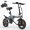 Bicicletta elettrica Eskute F100 14 pollici 250W pieghevole grigia