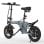 Bicicletta elettrica Eskute F100 14 pollici 250W pieghevole grigia