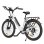 Bicicleta eléctrica Eskute Polluno Plus 28" 250W batería 36V 20Ah 7 velocidades blanco