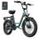 Bicicletta elettrica URLIFE E20 250W 48V 13Ah Fat Tire Verde