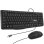 Clavier PcCom Essential MK20 AZERTY avec touche Copilot et souris optique noire