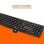 Teclado PcCom Essential MK20 Wireless com tecla Copilot português preto