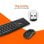 Teclado PcCom Essential MK20 Wireless com tecla Copilot português preto