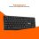 Clavier PcCom Essential MK20 Wireless AZERTY avec touche Copilot noir