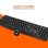 Clavier PcCom Essential MK20 Wireless AZERTY avec touche Copilot noir