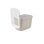 Caja de arena para gatos Savic Hop In entrada superior beige blanco 58,5x39x39,5 cm