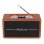 Radio portátil Audizio Tune60-BN DAB+ FM Bluetooth pantalla LCD 2,4" marrón