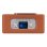 Radio portátil Audizio Tune60-BN DAB+ FM Bluetooth pantalla LCD 2,4" marrón