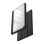 Funda Crong PrimeFolio Black/Transparent para Apple iPad 10.2" Policarbonato TPU
