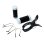 Enrolador de Cabelo Carmen Travel Set 10 Peças 55W Compacto Preto e Branco