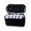 Enrolador de Cabelo Carmen Travel Set 10 Peças 55W Compacto Preto e Branco