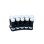 Enrolador de Cabelo Carmen Travel Set 10 Peças 55W Compacto Preto e Branco