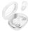 Auriculares Hoco EQ3 inalámbricos Bluetooth 5.3 con pantalla digital y soporte Siri blancos