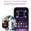 Noise Pro 6 AI Bluetooth 44mm Pantalla Táctil Arctic Weave Monitor de Salud y SpO2