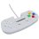 Mando Retro Games Limited THEGAMEPAD Blanco 8 Botones USB para THEC64 Mini THEA500 Mini PC