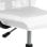 Silla de oficina vidaXL Amapola altura ajustable malla blanca ergonómica