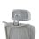 Silla de oficina Adec Ergo respaldo reclinable soporte lumbar 3D gris