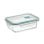 Tatay Take & Eat - Contenitore in vetro ermetico rettangolare da 0,64 l, adatto al forno