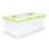 Ibili Lunch Away - Recipiente Rectangular De 0.8l En Plástico Pp05. Verde
