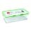 Ibili Lunch Away - Recipiente Rectangular De 0.8l En Plástico Pp05. Verde