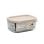 Glasslock Modular - Recipiente Rectangular De 0.75l En Vidrio Templado Para Alimentos Frescos