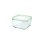 Glasslock Classic - Recipiente Hermético Cuadrado De 0.5l En Vidrio Templado