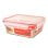 Glasslock Oven - Contenitore rettangolare in vetro temperato da 1,7 l. Adatto al forno.