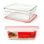 Glasslock Oven - Contenitore rettangolare in vetro temperato da 1,7 l. Adatto al forno.