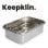 Ibili Keepklin - Lote De 2 Recipientes Rectangulares De 0.8l Y 1.6l En Acero Apto Microondas