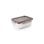 Lacor Ecoinox - Recipiente Rectangular Baby De 0.25l En Acero Inoxidable Apto Microondas