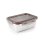 Lacor Ecoinox - Recipiente Rectangular De 0.8l En Acero Inoxidable Apto Microondas