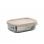 Glasslock Modular - Recipiente Rectangular De 0.5l En Vidrio Templado Para Alimentos Frescos