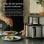 Freidora de Aire Cosori Iconic Single Chef Edition 6,2L 1725W Inoxidable con Temporizador