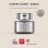 Airfryer Cosori Iconic Single Chef Edition 6,2L 1725W RVS Timer