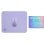 Tapis de souris Steelseries QcK M Lavender microfibre base antidérapante lavable