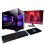 PC Sobremesa IBUYPOWER Pack Fighter Warcry X Lite AMD Ryzen 5 5500 16GB 1TB SSD RTX 5060 Windows 11 Monitor 24" Teclado Ratón Wi-Fi