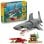 Conjunto LEGO Creator 31381 Feroz Tubarão 3em1 com Animais Marinhos Articulados