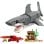 Conjunto LEGO Creator 31381 Feroz Tubarão 3em1 com Animais Marinhos Articulados